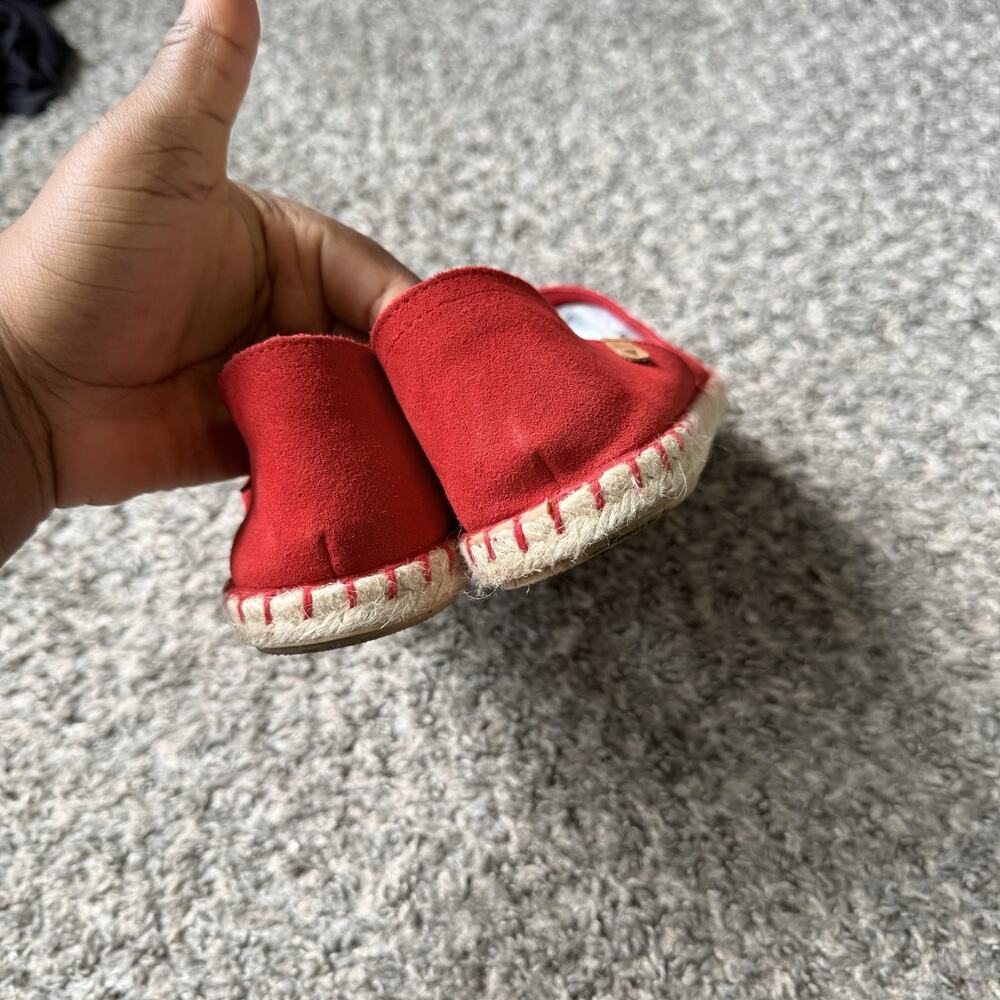 Verbenas Carmen Red Leather Suede Espadrilles Flats Shoes Women’s US 8 - Picture 5 of 6